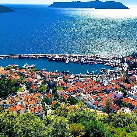 Havuzu Disaridan Goeruenmeyen Jakuzili Oezel Havuzlu Lueks Villa Kalkan